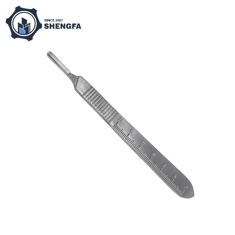 Poignée de scalpel en acier inoxydable